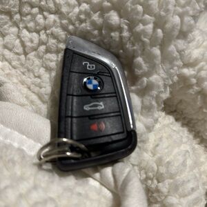 BMW Car Key Fob - Black and Silver